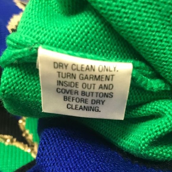 St John Sportswear by Marie Gray Vintage Colorblock Luxury Knit Sweater Sz XL /L - Picture 6 of 8